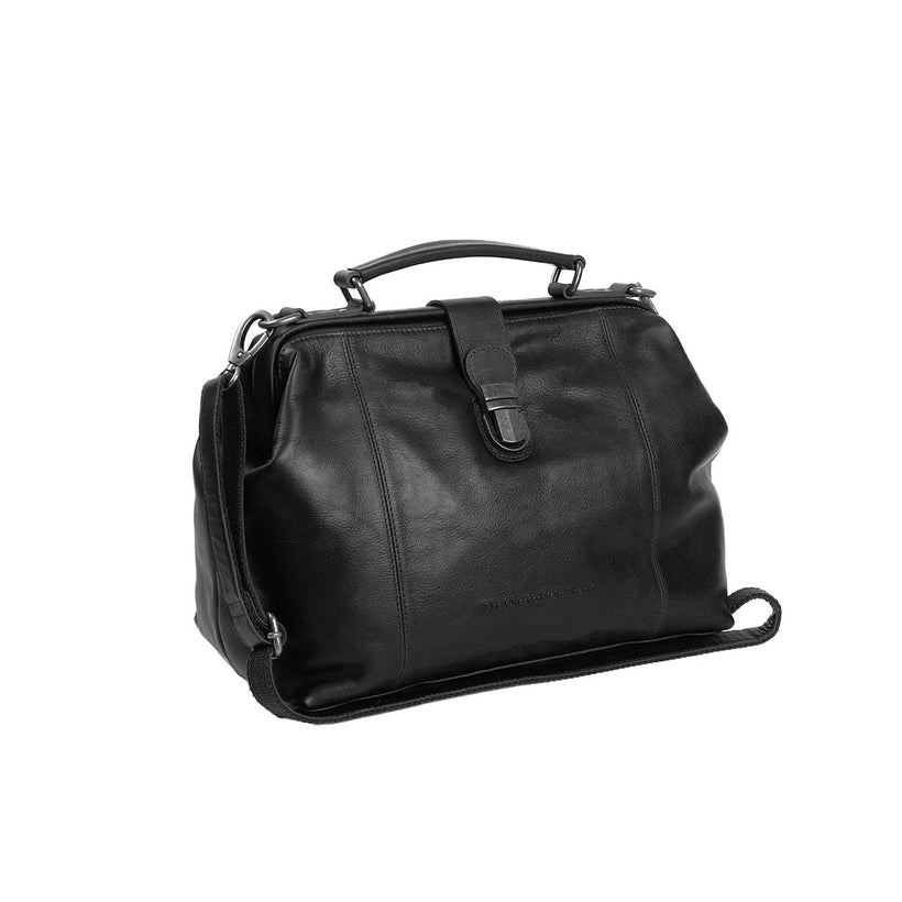 Shaun Full-Grain Leather Handbag för Dam