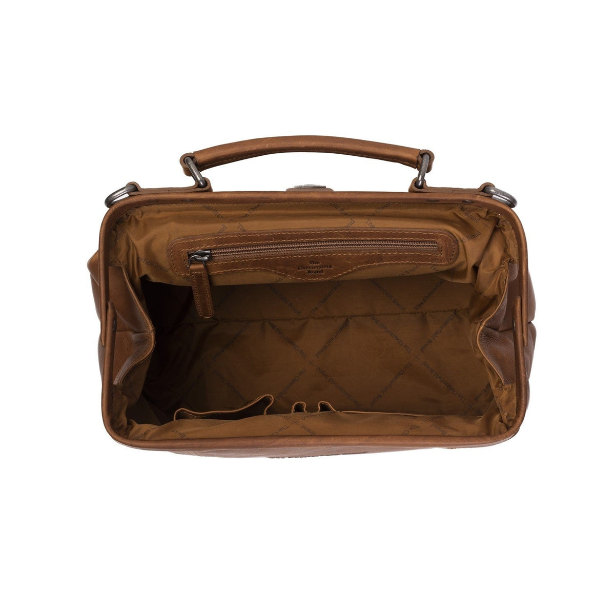 Shaun Full-Grain Leather Handbag för Dam – alternate product view 3