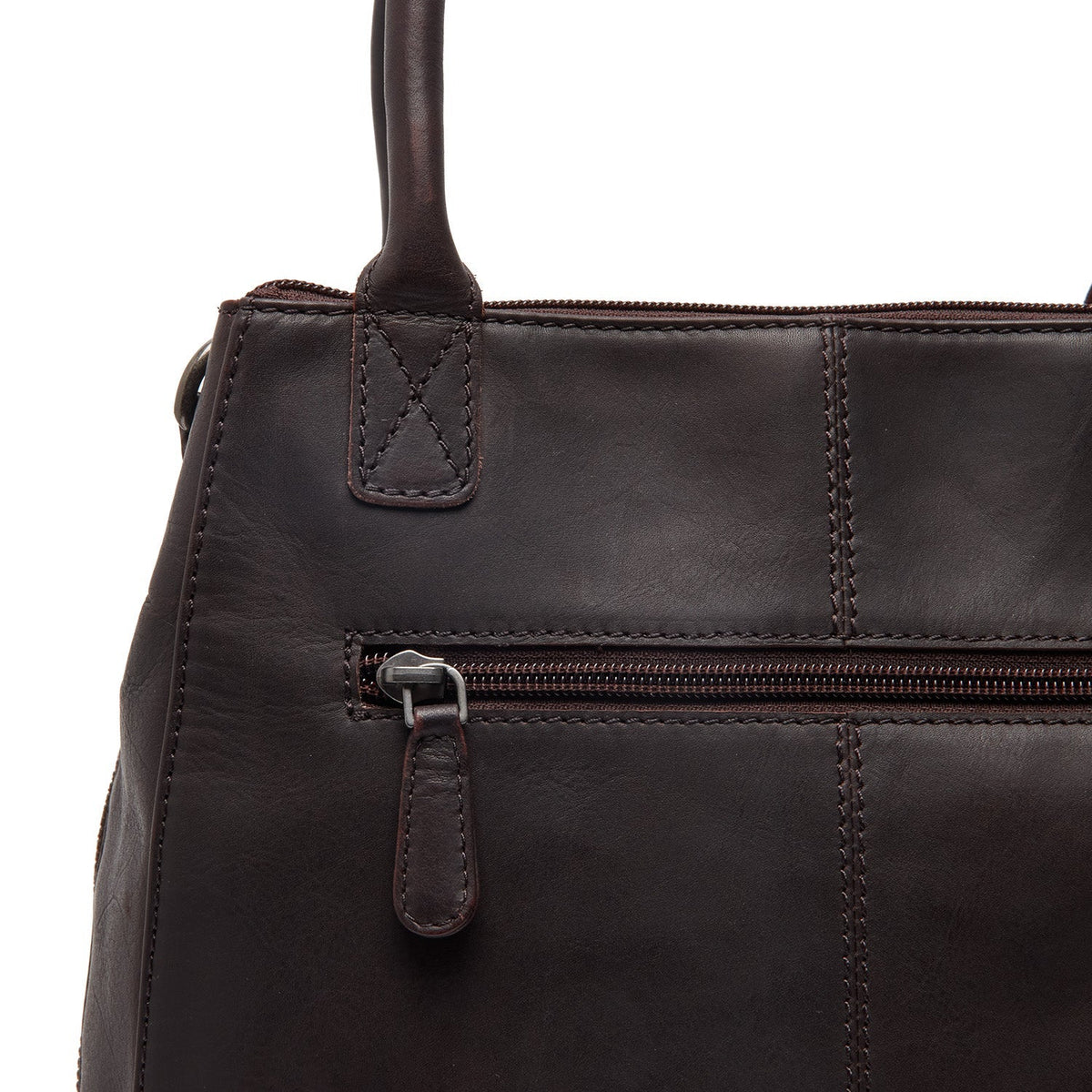 Solvin Full-Grain Leather Handbag för Dam – alternate product view 3