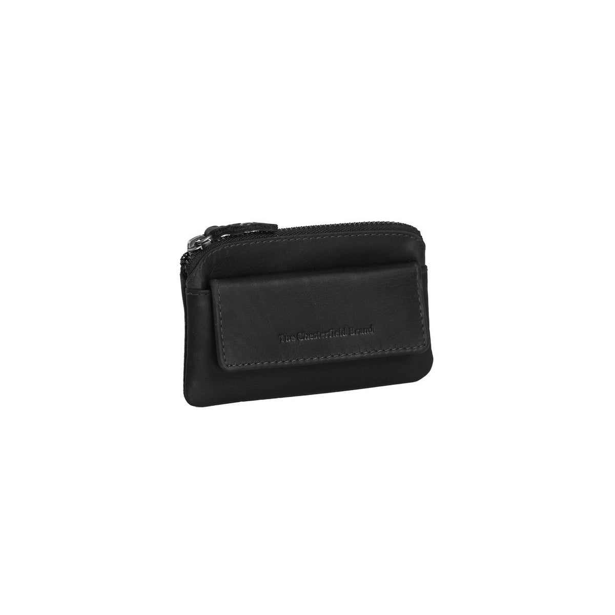 Oliver Full-Grain Leather Key Case för Dam in Olive 100% Full-Grain Leather - Front Profile View &amp; Tailored Silhouette | Buy Online