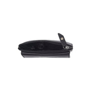 Tailored Rib Cuffs &amp; Hem Craftsmanship Construction Detail on Torano Full-Grain Leather Key Case för Dam