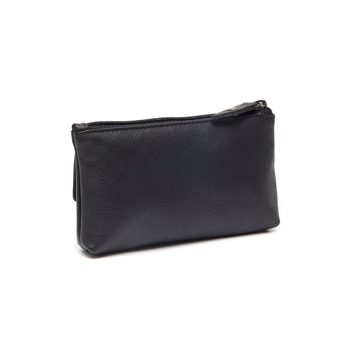 Styled Fit Perspective of Torano Full-Grain Leather Key Case för Dam on Model - Natural Daylight Drape