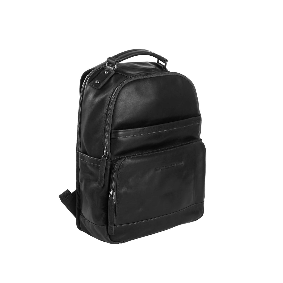 
Austin Ryggsäck i läder för laptop i klassiskt 100% fullnarvsläder - Full Exterior Framifrån med skräddarsydd silhuett | Handla online