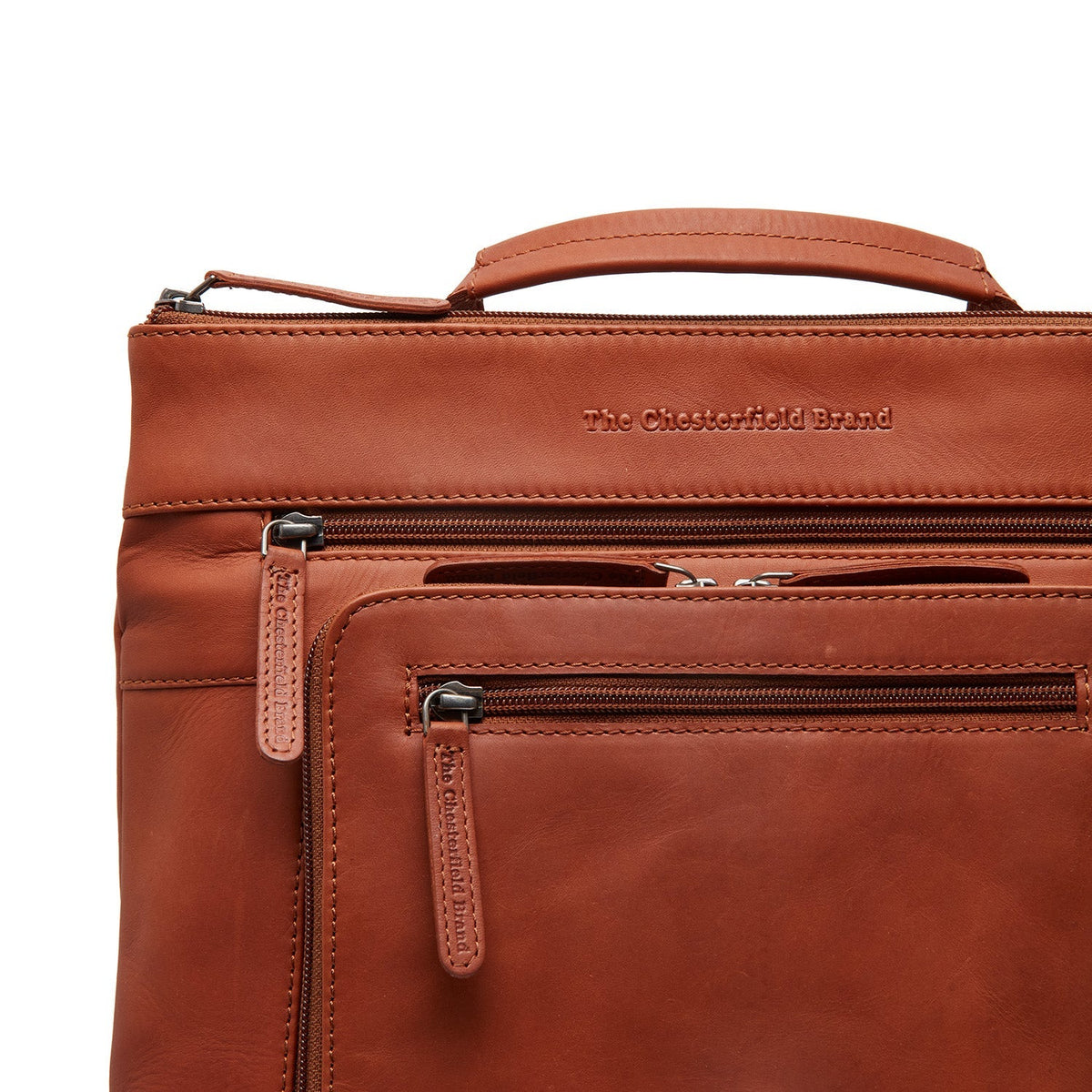 Caldero Full-Grain Leather Laptop Backpack för Dam – alternate product view 2