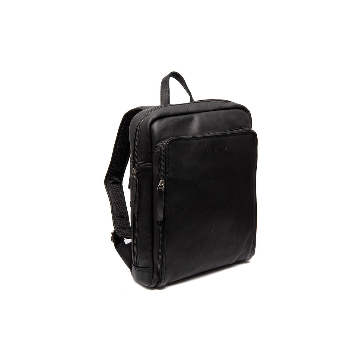 Jasper Full-Grain Leather Laptop Backpack för Dam in Classic 100% Full-Grain Leather - Full Exterior Front Profile View | Buy Online