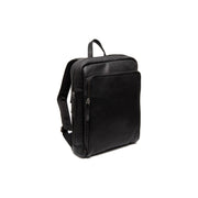 Jasper Full-Grain Leather Laptop Backpack för Dam in Classic 100% Full-Grain Leather - Full Exterior Front Profile View | Buy Online