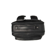 Solid Antique Brass Hardware &amp; Heavy-Duty Dual Zipper Detail on Lennox Full-Grain Leather Laptop Backpack för Dam
