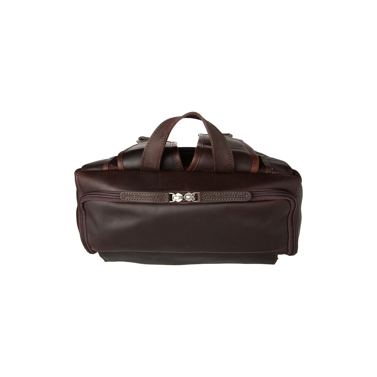 Rich Full-Grain Leather Laptop Backpack för Herr – alternate product view 3