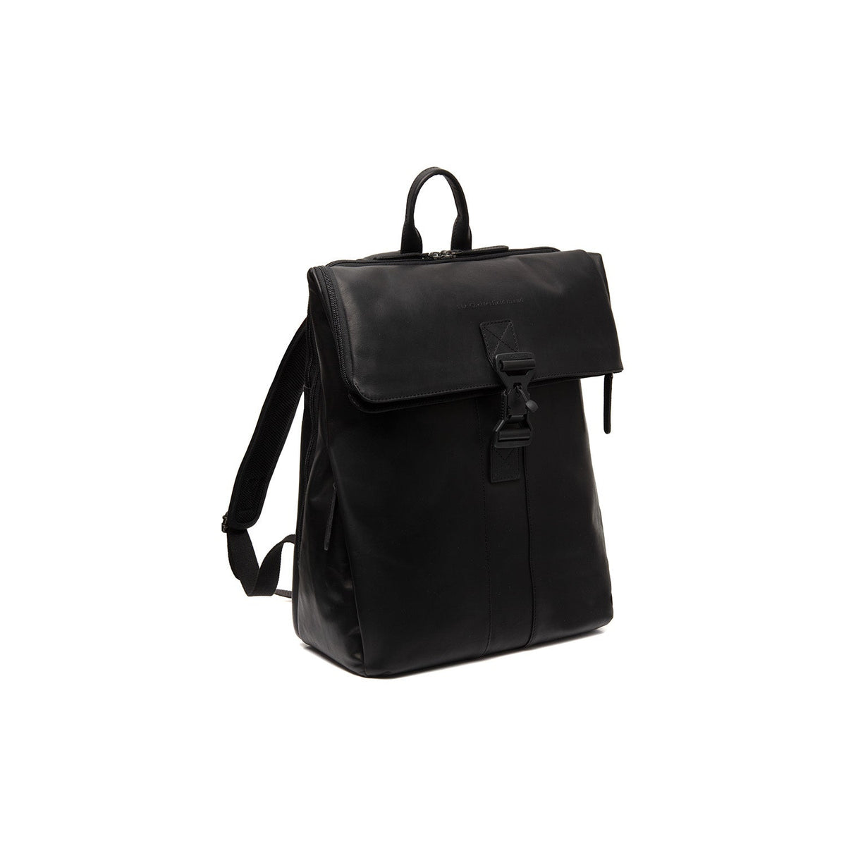 Savona Full-Grain Leather Laptop Backpack för Dam in Classic 100% Full-Grain Leather - Full Exterior Front Profile View | Buy Online