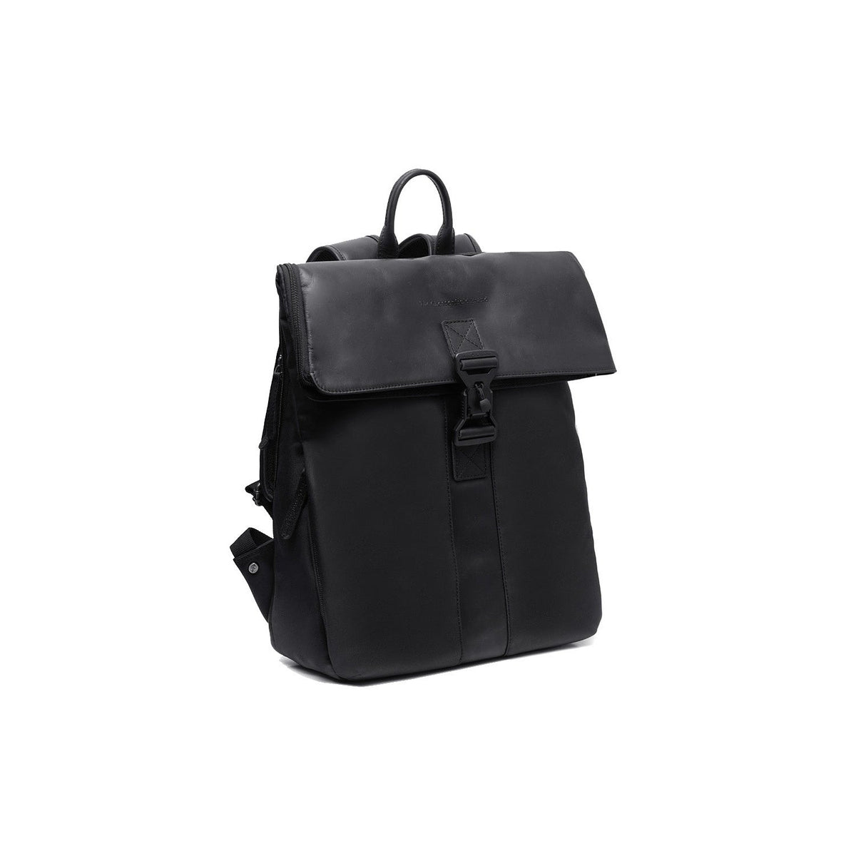 Trondheim Full-Grain Leather Laptop Backpack för Dam in Classic 100% Full-Grain Leather - Full Exterior Front Profile View | Buy Online