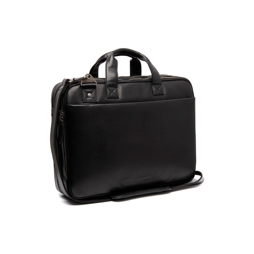 Iseo Full-Grain Leather Laptop Bag för Herr