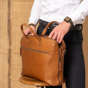 Levanto Full-Grain Leather Laptop Bag för Dam – alternate product view 3