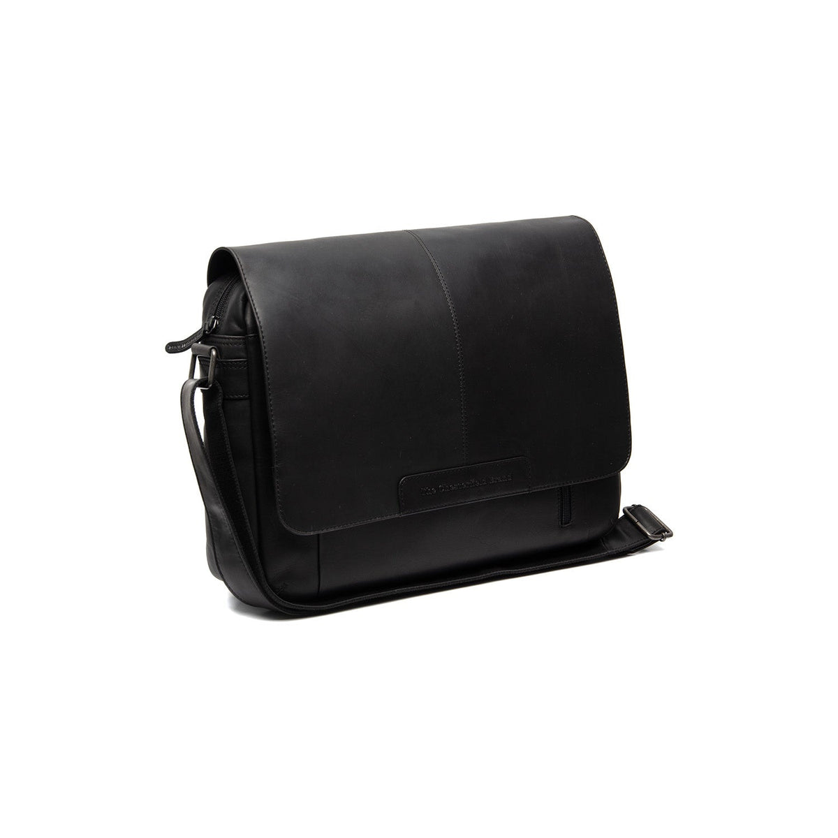 Richard Full-Grain Leather Laptop Bag för Herr in Classic 100% Full-Grain Leather - Full Exterior Front Profile View | Buy Online