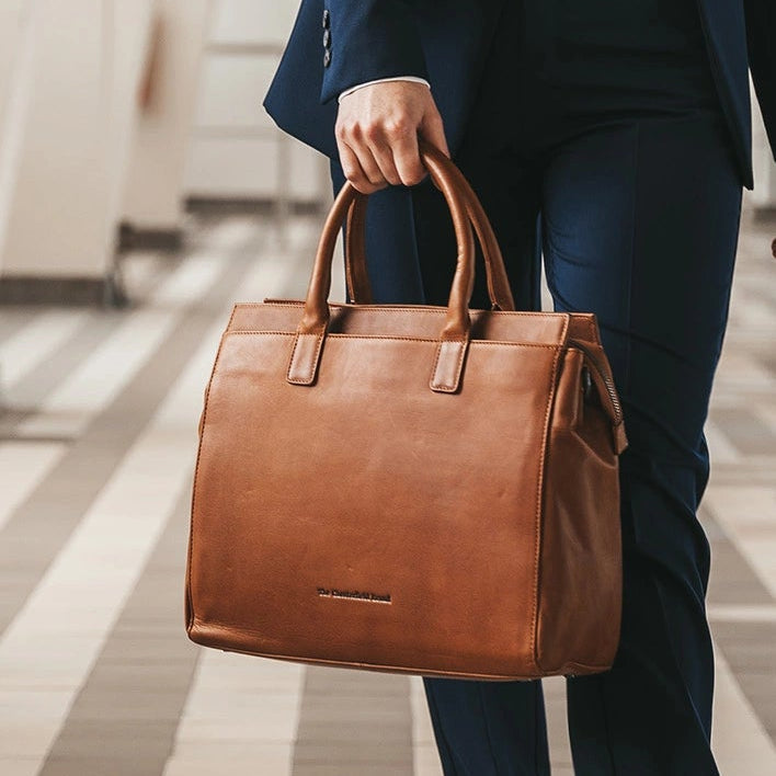 Rivera Full-Grain Leather Laptop Bag för Dam – alternate product view 2