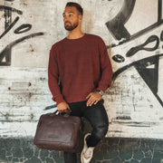 Seth Full-Grain Leather Laptop Bag för Herr – alternate product view 3