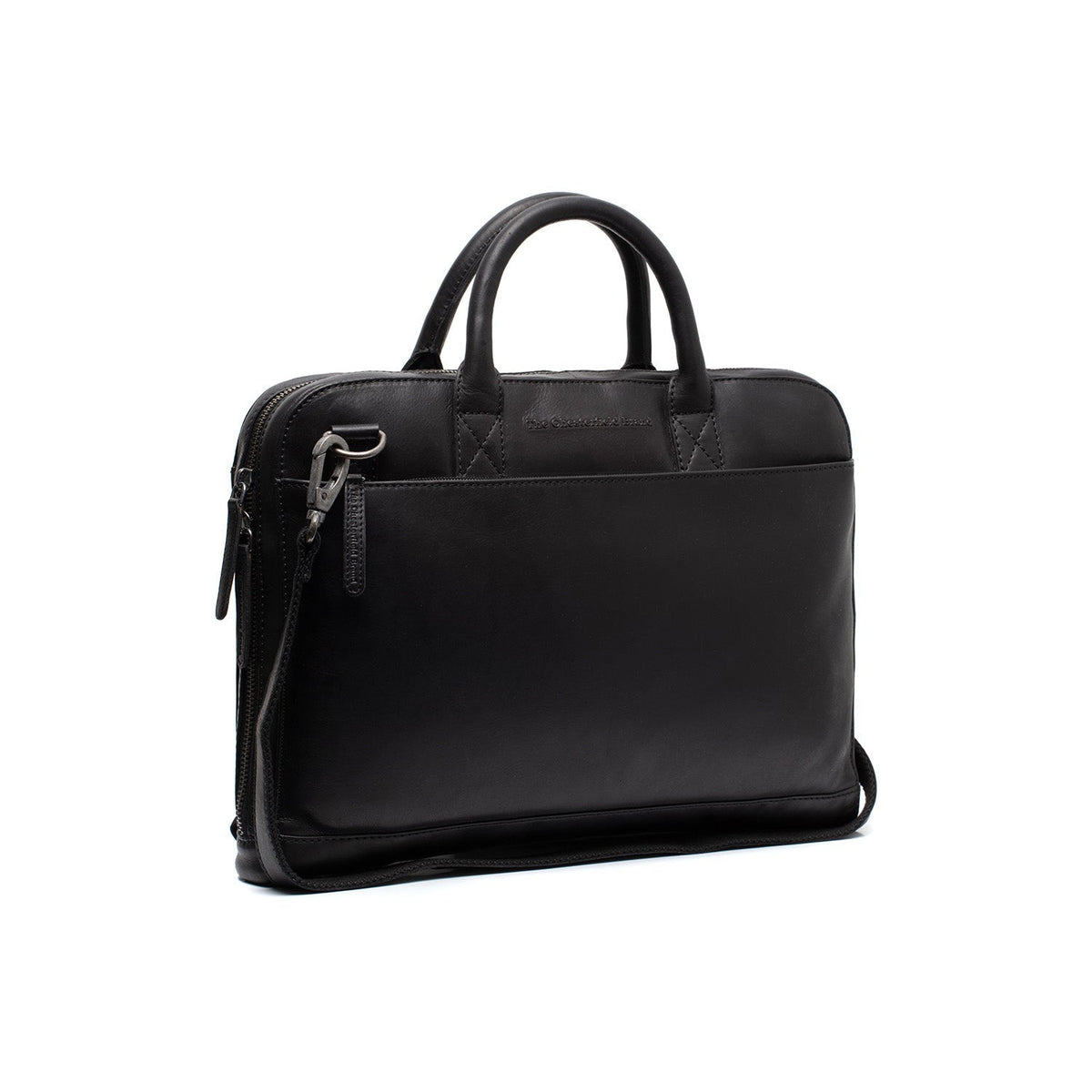 Tilbury Full-Grain Leather Laptop Bag för Dam in Classic 100% Full-Grain Leather - Full Exterior Front Profile View | Buy Online