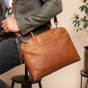 Tilbury Full-Grain Leather Laptop Bag för Dam – alternate product view 2
