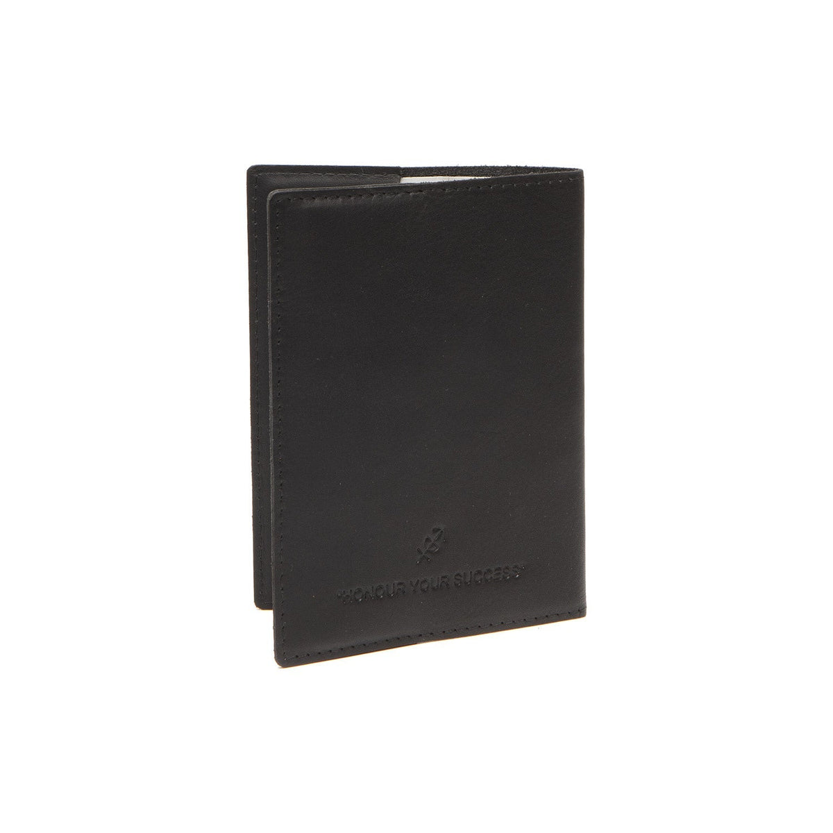 Close-Up Detail of Classic Collar &amp; Heavy-Duty Zipper Hardware on Leather Passport Case för Dam