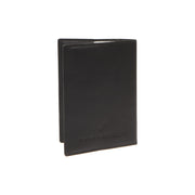 Close-Up Detail of Classic Collar &amp; Heavy-Duty Zipper Hardware on Leather Passport Case för Dam