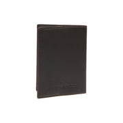 Styled Fit Perspective of Leather Passport Case för Dam on Model - Natural Daylight Drape