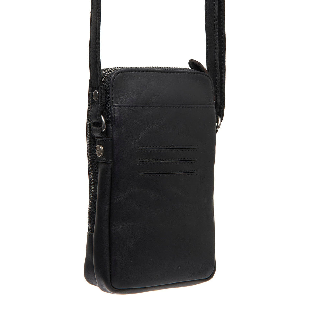 
Tailored Rib Cuffs & Hem Craftsmanship Construction Detail on Alesund Fullnarvsläder Phone Bag