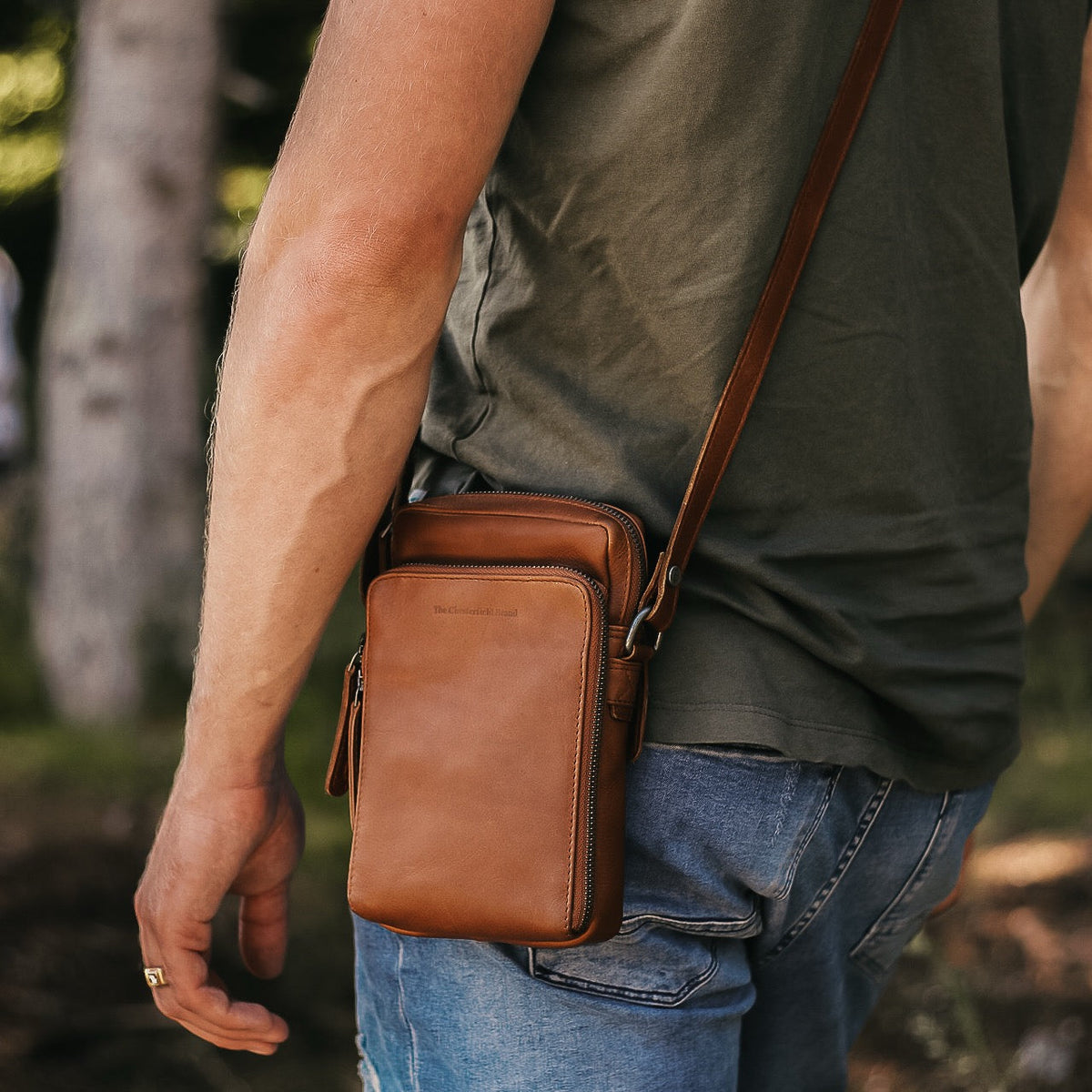 
Hamilton Fullnarvsläder Phone Bag – alternate product view 3