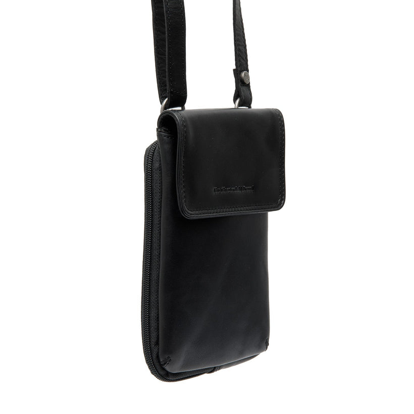 Langley Full-Grain Leather Phone Bag för Dam