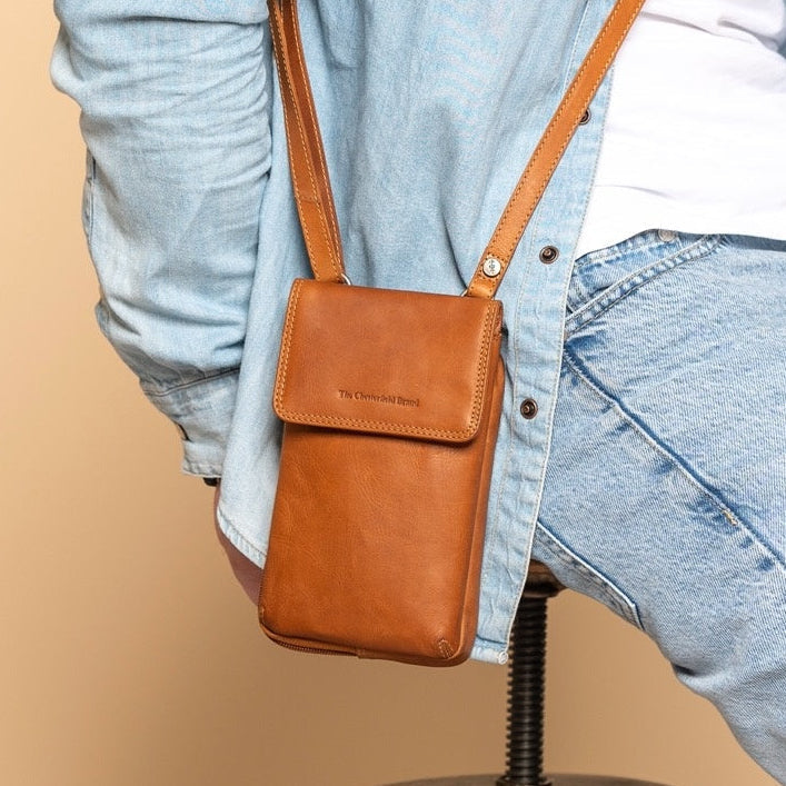 Langley Full-Grain Leather Phone Bag för Dam – alternate product view 2