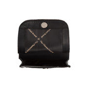 Close-Up Detail of Classic Collar &amp; Heavy-Duty Zipper Hardware on Nebra Full-Grain Leather Phone Bag för Dam