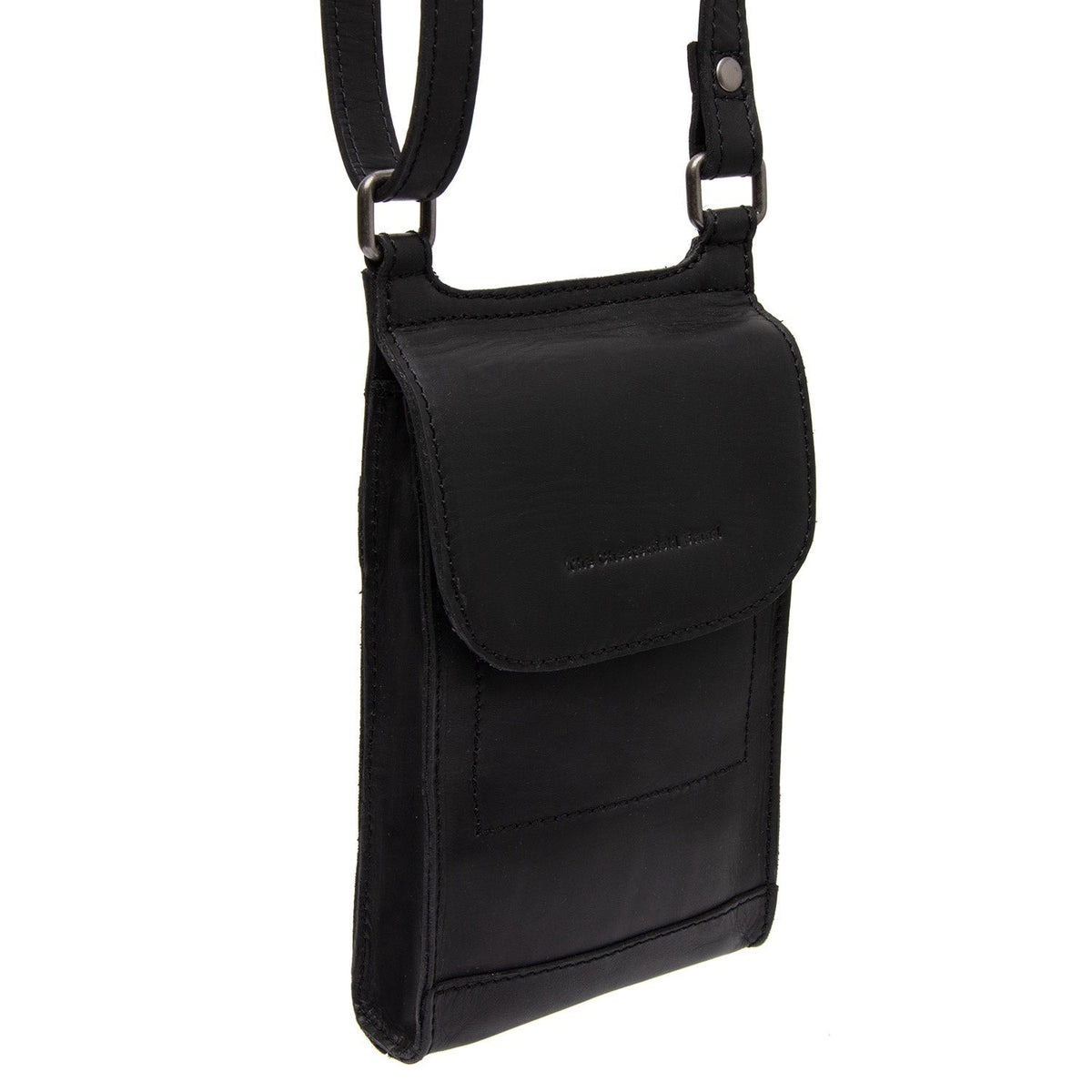 Nebra Full-Grain Leather Phone Bag för Dam in Classic 100% Full-Grain Leather - Front Profile View &amp; Tailored Silhouette | Buy Online