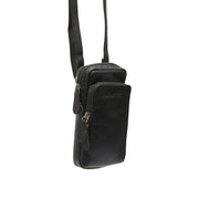
Valdes Fullnarvsläder Phone Bag i klassiskt 100% fullnarvsläder - Framifrån med skräddarsydd silhuett | Handla online