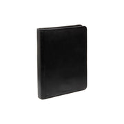 Leather Portfolio Moreton för Dam in Classic 100% Full-Grain Leather - Front Profile View &amp; Tailored Silhouette | Buy Online
