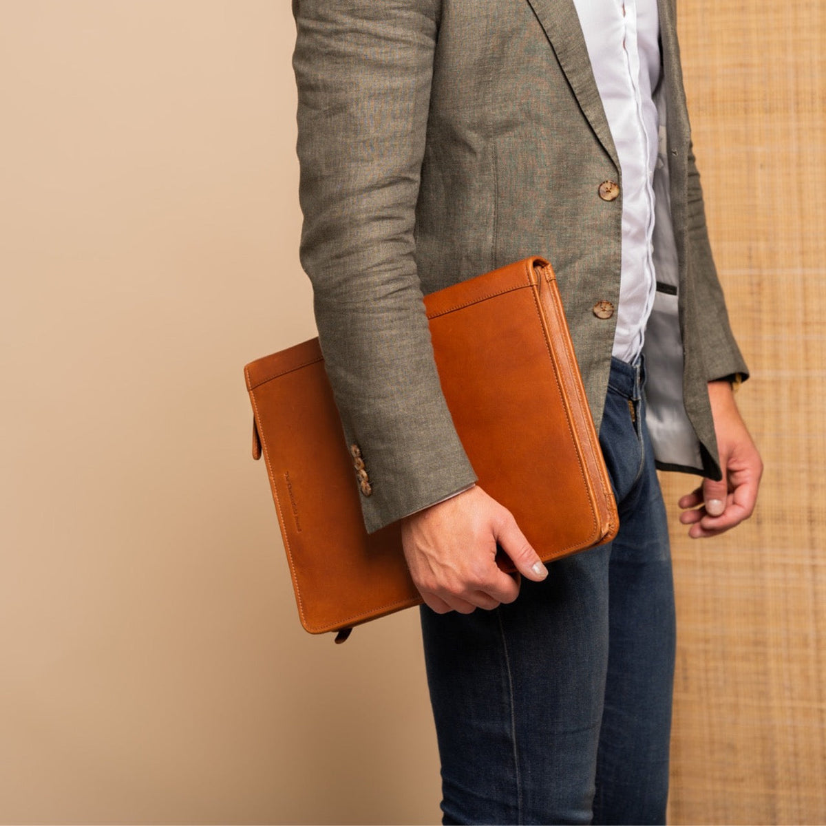 Leather Portfolio Moreton för Dam – alternate product view 2