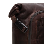 Liverpool Full-Grain Leather Roll-top Backpack för Dam – alternate product view 3
