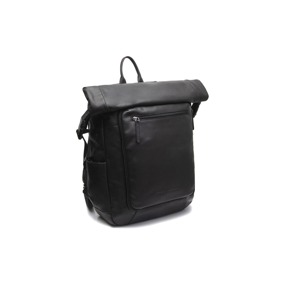 Remo Full-Grain Leather Roll-top Backpack för Dam in Classic 100% Full-Grain Leather - Full Exterior Front Profile View | Buy Online