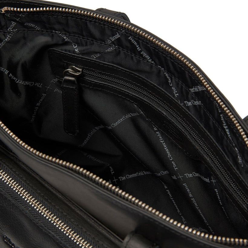 Alicante Full-Grain Leather Shopper för Dam