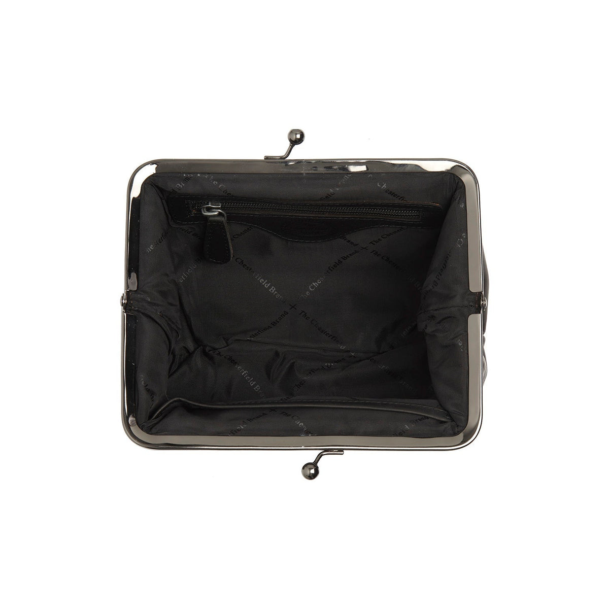 Solid Antique Brass Hardware &amp; Heavy-Duty Dual Zipper Detail on Andrade Full-Grain Leather Shoulder Bag för Dam