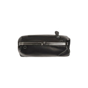 Andrade Full-Grain Leather Shoulder Bag för Dam - Structured Side Profile Showing Gusset Depth &amp; Expansion Capacity
