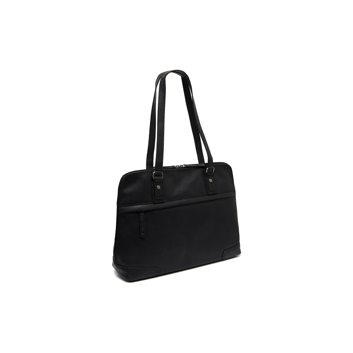 Branson Full-Grain Leather Shoulder Bag för Dam in Classic 100% Full-Grain Leather - Full Exterior Front Profile View | Buy Online