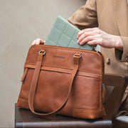 Branson Full-Grain Leather Shoulder Bag för Dam – alternate product view 2
