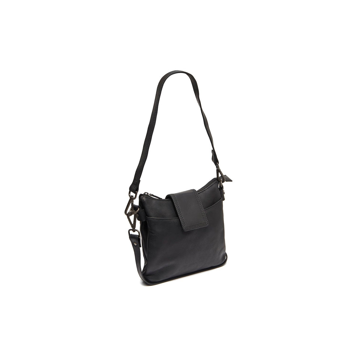 Calora Full-Grain Leather Shoulder Bag för Dam in Classic 100% Full-Grain Leather - Full Exterior Front Profile View | Buy Online