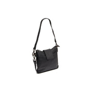 Calora Full-Grain Leather Shoulder Bag för Dam in Classic 100% Full-Grain Leather - Full Exterior Front Profile View | Buy Online