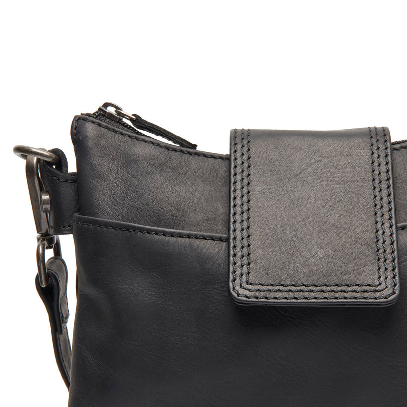 Calora Full-Grain Leather Shoulder Bag för Dam