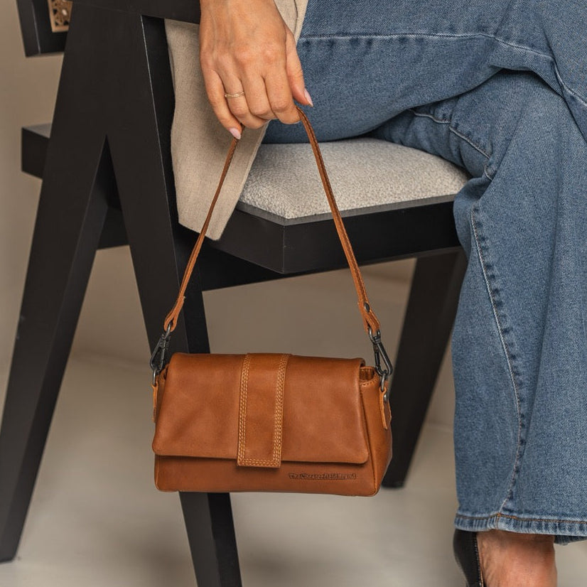Clifden Full-Grain Leather Shoulder Bag för Dam – alternate product view 2