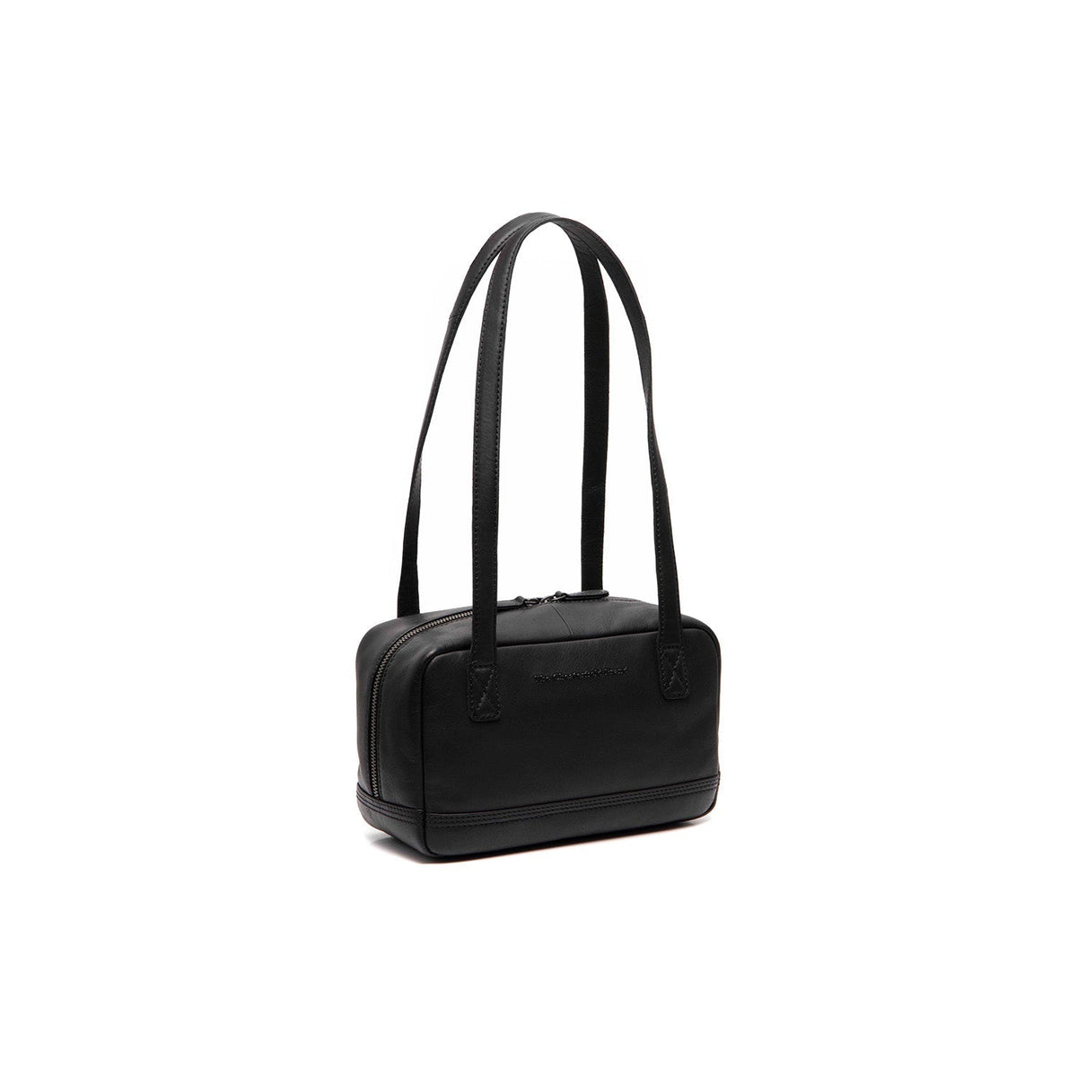 Fenno Full-Grain Leather Shoulder Bag för Dam in Classic 100% Full-Grain Leather - Full Exterior Front Profile View | Buy Online