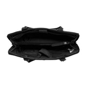 
Classic 100% Full-Grain leather Bag - Bakifrån med förstärkta läderremmar och sömmar