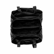 Solid Antique Brass Hardware &amp; Heavy-Duty Dual Zipper Detail on Gail Full-Grain Leather Shoulder Bag för Dam