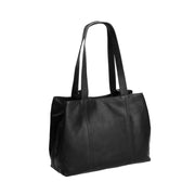Gail Full-Grain Leather Shoulder Bag för Dam in Classic 100% Full-Grain Leather - Full Exterior Front Profile View | Buy Online