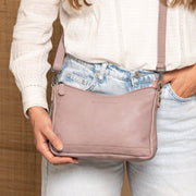 Irving Full-Grain Leather Shoulder Bag för Dam – alternate product view 2