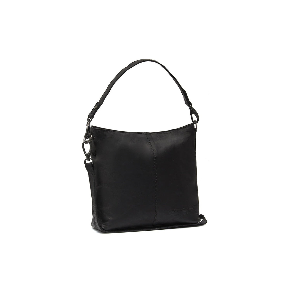 Jen Full-Grain Leather Shoulder Bag för Dam in Classic 100% Full-Grain Leather - Full Exterior Front Profile View | Buy Online